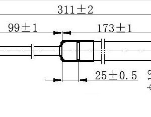 AMORTIZER HAUBE (311L-400N) - BMW SERIES 5 2010-2013 (F10/F11)