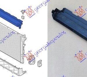 NOSAC HLADNJAKA GORNJI PLASTICNI - BMW SERIES 5 2016-2020 (G30/G31)