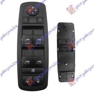 PREKIDAC U PREDNJIM VRATIMA (4 TASTERA) (CENTRALNO ZAKLJUCAVANJE) (11 PIN) - JEEP GRAND CHEROKEE 2011-2014 (WK/WK2)
