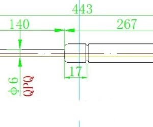 AMORTIZER GEPEK STAKLA (442L-160N) - JEEP GRAND CHEROKEE 2011-2014 (WK/WK2)