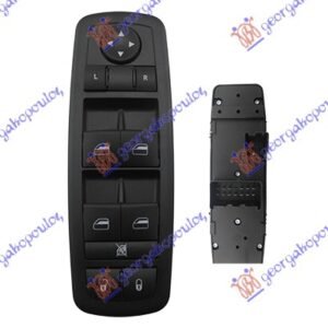 PREKIDAC U PREDNJIM VRATIMA (4 TASTERA) (CENTRALNO ZAKLJUCAVANJE) (21 PIN) - JEEP CHEROKEE 2014-2019 (KL)