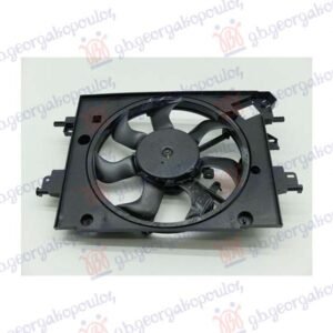 VENTILATOR KOMPLET 1.2/1.6 BENZIN - 1.5 DCI DIZEL (400mm) (2 PIN) - DACIA DUSTER I 2010-2017 (HS)