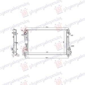 HLADNJAK MOTORA 1.3 DIZEL (640x397x27) - CHEVROLET AVEO SDN-H/B 2012-