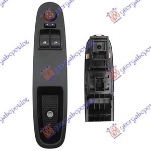 PREKIDAC U PREDNJIM VRATIMA (2 TASTERA) (6 PIN) - FIAT PUNTO EVO 2009-2012 (199)