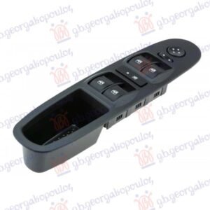 PREKIDAC U PREDNJIM VRATIMA SA OKVIROM (4 TASTERA) (16 PIN) - FIAT PUNTO EVO 2009-2012 (199)