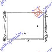 HLADNJAK MOTORA 1.4i 16V / 1.3 JTD (620x388x16) - FIAT DOBLO 2009-2015 (263)