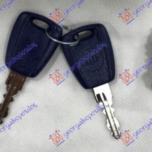 CILINDAR BRAVE (1 CILINDAR - 2 KLJUCA) (STARI TIP KLJUCA - PLAVI) (3 KOM) - FIAT PANDA NEW 2012- (312/319)
