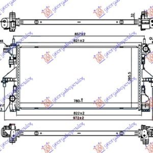 HLADNJAK MOTORA 2.3 JTD DIZEL (AUTO) (+AC) - 3.0 JTD (MAN/AUTO) (+AC) (780x390) - FIAT DUCATO III 2014- (250)