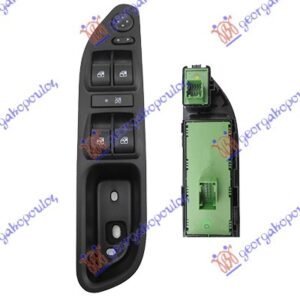 PREKIDAC U PREDNJIM VRATIMA (4 TASTERA) (20 PIN) - FIAT TIPO 2016-2021 (356/357)
