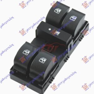 PREKIDAC U PREDNJIM VRATIMA (4 TASTERA) (12 PIN) - FIAT TIPO 2016-2021 (356/357)
