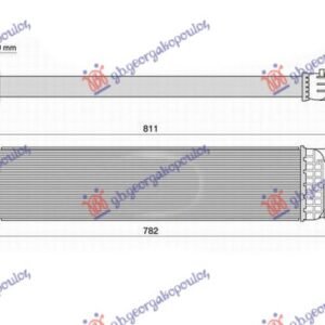 HLADNJAK INTERKULERA 1.5-1.6 TDCi - 2.0 (T7CE) TDCi DIZEL (655x155x40) - FORD MONDEO 2014-2019 (CD/CE/CF)