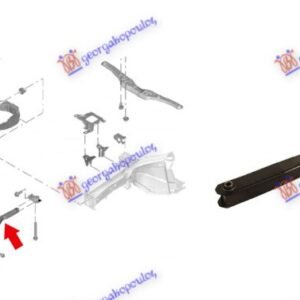 NOSAC HLADNJAKA BOCNI DONJI METALNI (PREDNJI DEO) - FORD KUGA 2013-2016 (DM2)