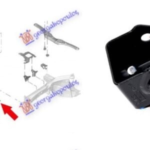 NOSAC HLADNJAKA BOCNI DONJI METALNI (DONJI DEO) - FORD KUGA 2013-2016 (DM2)