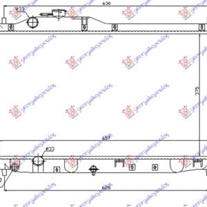HLADNJAK MOTORA 2.0i 16V VTEC (37.5x65.8x16) - HONDA S2000 2001-2009 (AP)