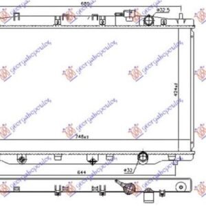 HLADNJAK MOTORA 1.6 i-DTEC DIZEL (MAN/AUTO) (424x748x27) - HONDA CR-V 2013-2015 (RM)