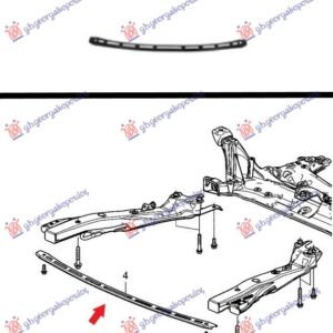 NOSAC HLADNJAKA PREDNJI METALNI - HONDA CR-V 2023- (RS/RY)