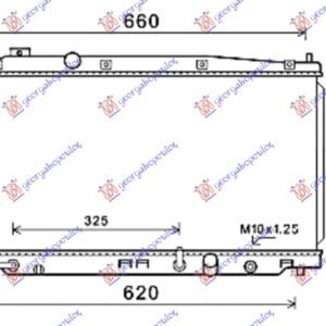HLADNJAK MOTORA 1.3 i HIBRID (AUTO) (35x68x16) (KOYO) - HONDA JAZZ 2011-2015 (GK)