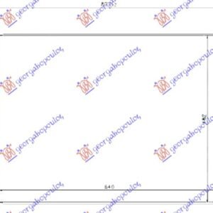 HLADNJAK MOTORA 2.0/2.4 BENZIN (MAN) (640x480x16) (KOREJA) - HYUNDAI iX35/TUCSON 2010-2015 (LM/EL/ELH)