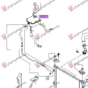 POSUDA ZA ANTIFRIZ (DIZEL) (O) - HYUNDAI i20 II (H/B) 2014-2018 (GB/IB)