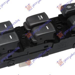 PREKIDAC U PREDNJIM VRATIMA CRNI (4 TASTERA) (16 PIN) - HYUNDAI SONATA 2011-2015 (YF)