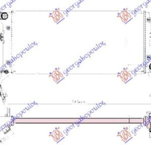 HLADNJAK MOTORA 1.4 T-GDI BENZIN (MAN/AUTO) (650x290x26) - HYUNDAI i30 HATCHBACK/TOURER 2017-2020 (PDE/PDEN)