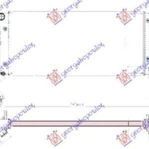 HLADNJAK MOTORA 1.4 T-GDI BENZIN (MAN/AUTO) (650x290x26) (KOYO) - HYUNDAI i30 HATCHBACK/TOURER 2017-2020 (PDE/PDEN)