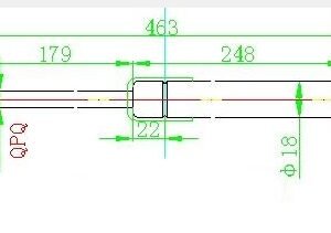 AMORTIZER GEPEK VRATA (463L-160N) - HYUNDAI i10 I 2010-2013 (PA)