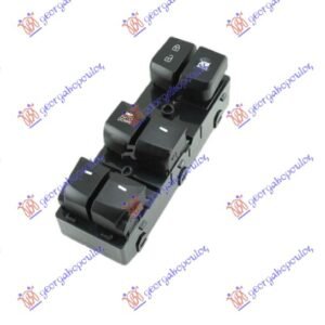 PREKIDAC U PREDNJIM VRATIMA (4 TASTERA) (AUTO DOWN) (16 PIN) - HYUNDAI ELANTRA 2013-2015 (MD/UD)