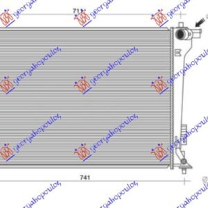 HLADNJAK MOTORA 2.0 CVVT BENZIN (MANUELNI) (640x485) (KOREJA) - HYUNDAI TUCSON II 2015-2018 (TL/TLE)