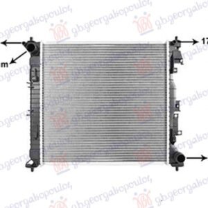 HLADNJAK MOTORA 1.6 BENZIN/HIBRID - 1.6 DIZEL/HIBRID (MAN/AUTO) (485x478) - HYUNDAI TUCSON III 2020-2024 (NX4E/NX4A)