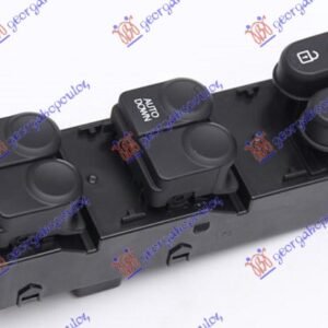 PREKIDAC U PREDNJIM VRATIMA (4 TASTERA) (CENTRALNO ZAKLJUCAVANJE) (16 PIN) - HYUNDAI ACCENT 2011-2014 (EXPORT TYPE)