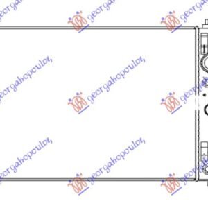 HLADNJAK MOTORA 2.0 T BENZIN (MAN/AUTO) (615x440x32) (615x440) - INFINITI Q50 2014-