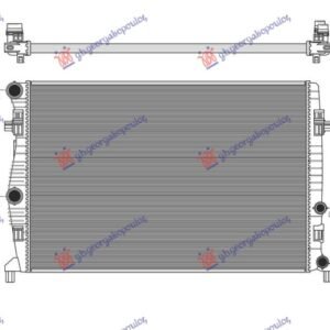 HLADNJAK MOTORA 1.0 TGI/1.0 TSI BENZIN - 1.6 TDI DIZEL (MANUELNI/AUTOMATSKI) (650x439) (NISSENS) - SEAT ARONA 2017-2022 (KJ7/KJP)
