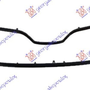 OKVIR PVC MASKE CRNI - SKODA RAPID 2012-2019 (NH3/NK3/NK6/NH1)
