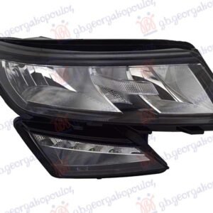 FAR ELEKTRICNI SA MAGLENKA SA LED DNEVNIM SVETLOM (TYC) - SKODA KODIAQ I 2016-2021 (NS6/NS7/NV7)