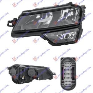 FAR ELEKTRICNI (H7) SA LED DNEVNIM SVETLOM (HELLA) - SKODA KAROQ 2017-2021 (NU7/ND7)