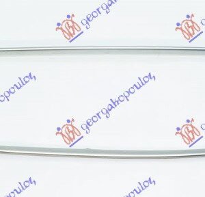 OKVIR PVC MASKE SREBRNI - SUBARU IMPREZA 2017-2023 (GT)