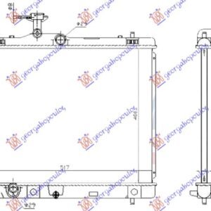 HLADNJAK MOTORA 1.2/1.4/1.6 BENZIN (400x540x16) (JAPAN) - SUZUKI SWIFT H/B 2011-2014 (FZ/NZ)