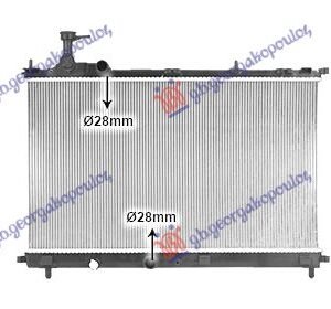 HLADNJAK MOTORA 1.4 BENZIN (375x650x26) - SUZUKI SWIFT H/B 2017-2024 (AZ)