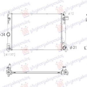 HLADNJAK MOTORA 1.0/1.5 BENZIN (524x388x16) - TOYOTA YARIS IV 2020- (MXP)