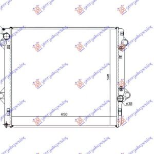 HLADNJAK MOTORA 3.0 (AUTO) (+/-AC) (65x59.8x3.6) - TOYOTA LAND CRUISER PRADO 120 2002-2011 (J12)