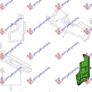 NOSAC HLADNJAKA VERTIKALNI PLASTICNI - TOYOTA C-HR 2016-2019 (X1)