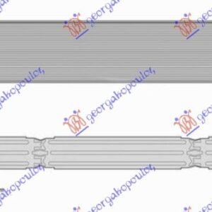 HLADNJAK INTERKULERA 1.5-2.0 BENZIN - 2.0 DIZEL (656x147) - VOLVO S60/V60 2016-2018 (134/155/157)