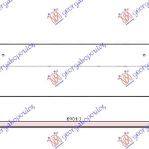 HLADNJAK INTERKULERA 2.0 (GTi) BENZIN (690x105x80) - VW POLO 2017-2021 (AW1/BZ1)