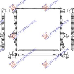 HLADNJAK MOTORA 2.0 TSI 2.0 TDI (61.7x58.4x26) - VW AMAROK P/U 2010-2016 (S6/S7)