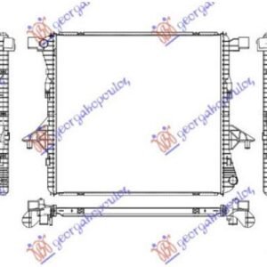 HLADNJAK MOTORA 2.0 TSI 2.0 TDI (61.7x58.4x26) (KOYO) - VW AMAROK P/U 2010-2016 (S6/S7)